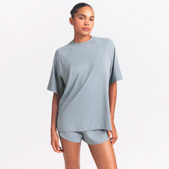 NikeSKIMS AIRY OVERSIZED T-SHIRT | WASHED PACIFIC