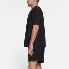 JERSEY LOUNGE MENS OVERSIZED T-SHIRT | OBSIDIAN