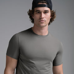 SKIMS FLEX MENS T-SHIRT | GUNMETAL
