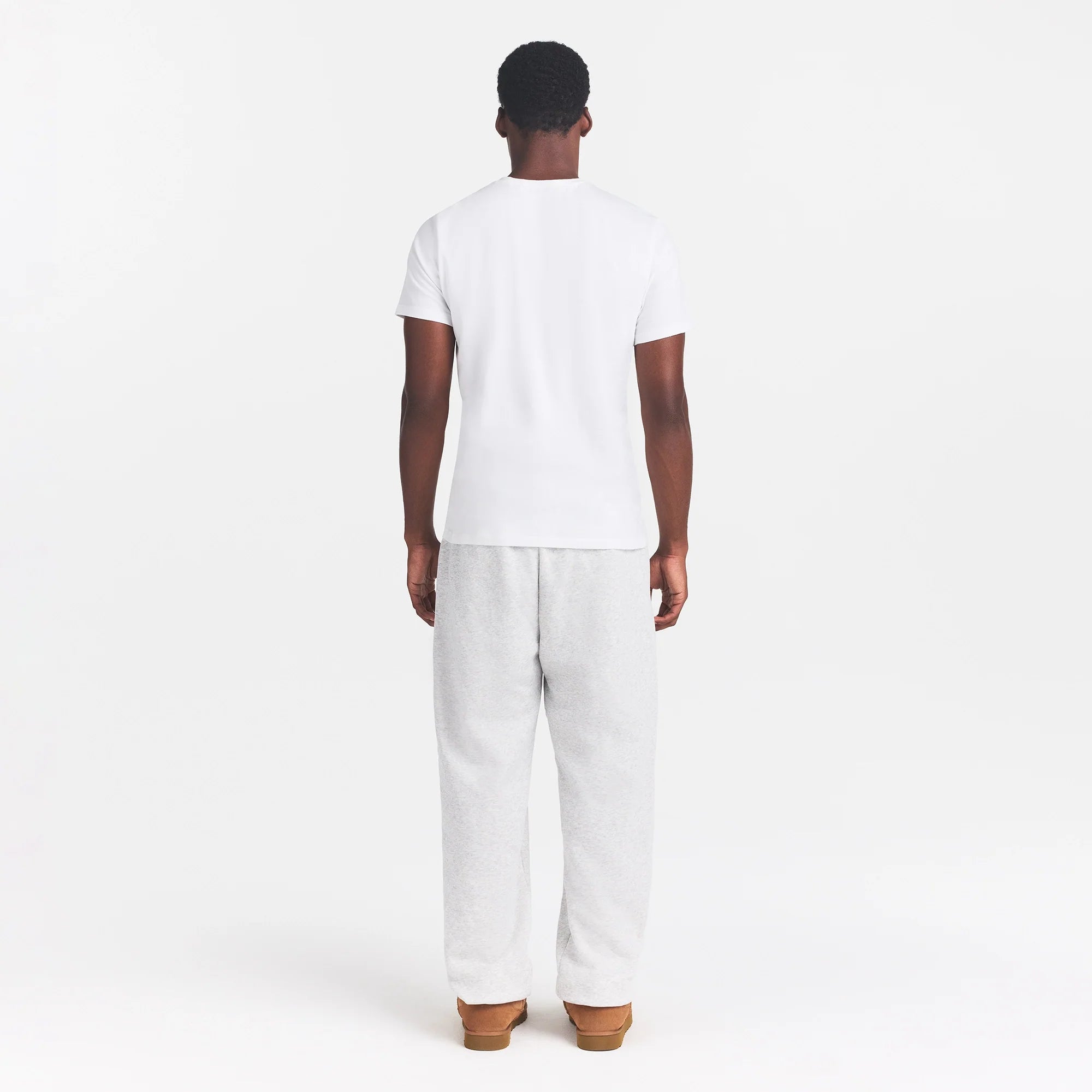 SKIMS COTTON MENS CLASSIC T-SHIRT | CHALK