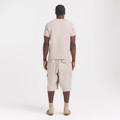 SKIMS COTTON MENS CLASSIC T-SHIRT | STONE