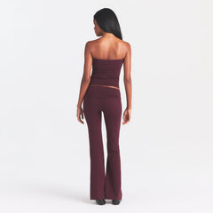 COTTON JERSEY TUBE TOP | CURRANT