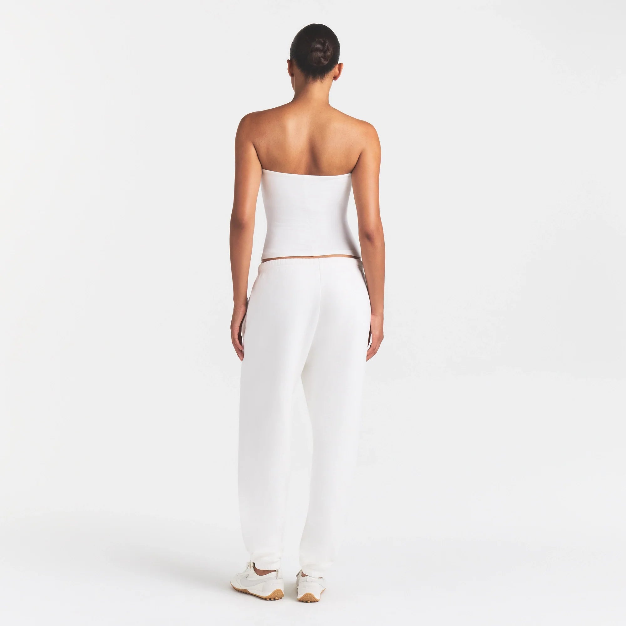 COTTON JERSEY TUBE TOP | MARBLE