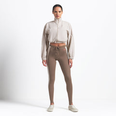 NikeSKIMS WOVEN NYLON CROP JACKET | STONE