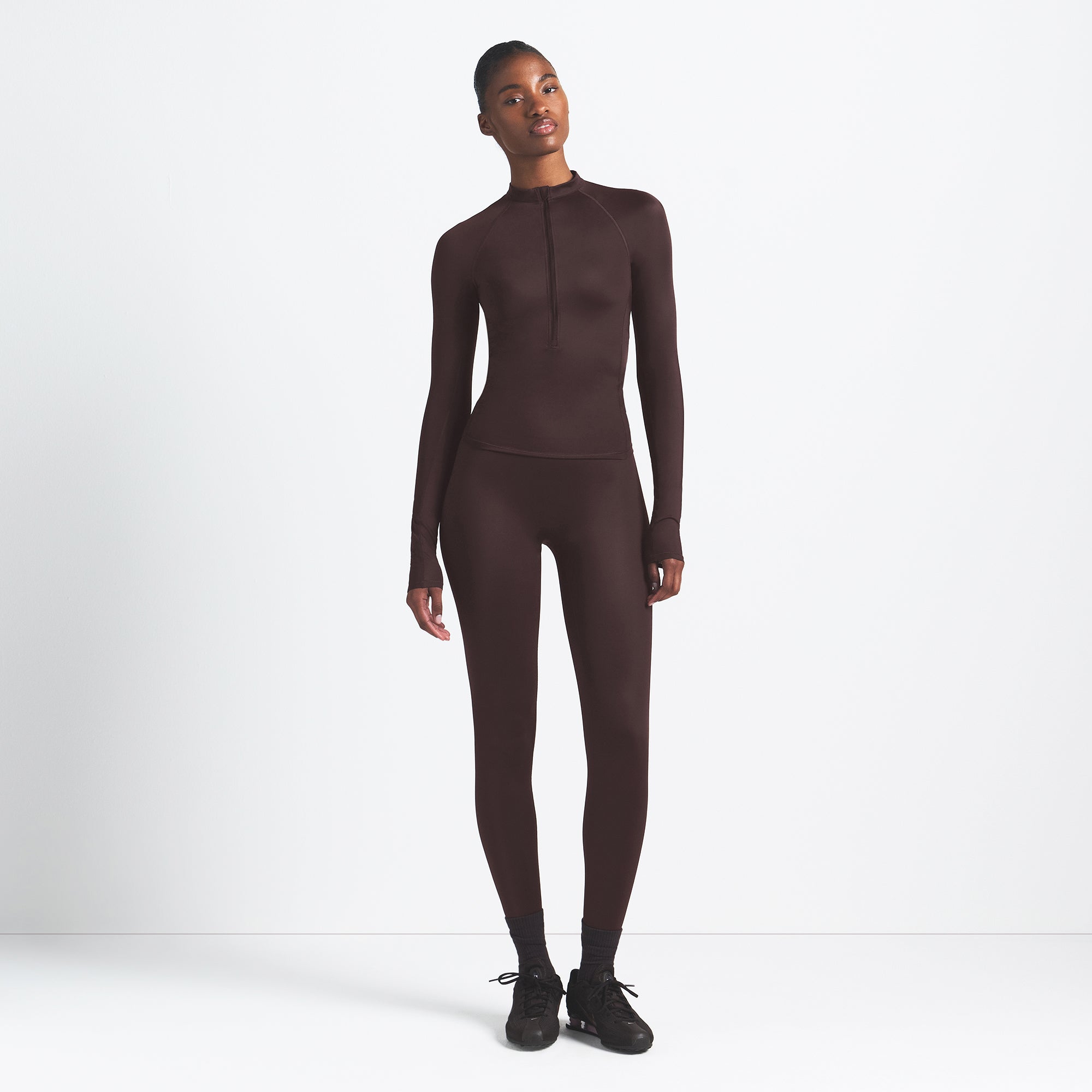 NikeSKIMS SHINE LONG SLEEVE HALF ZIP | PHOENIX