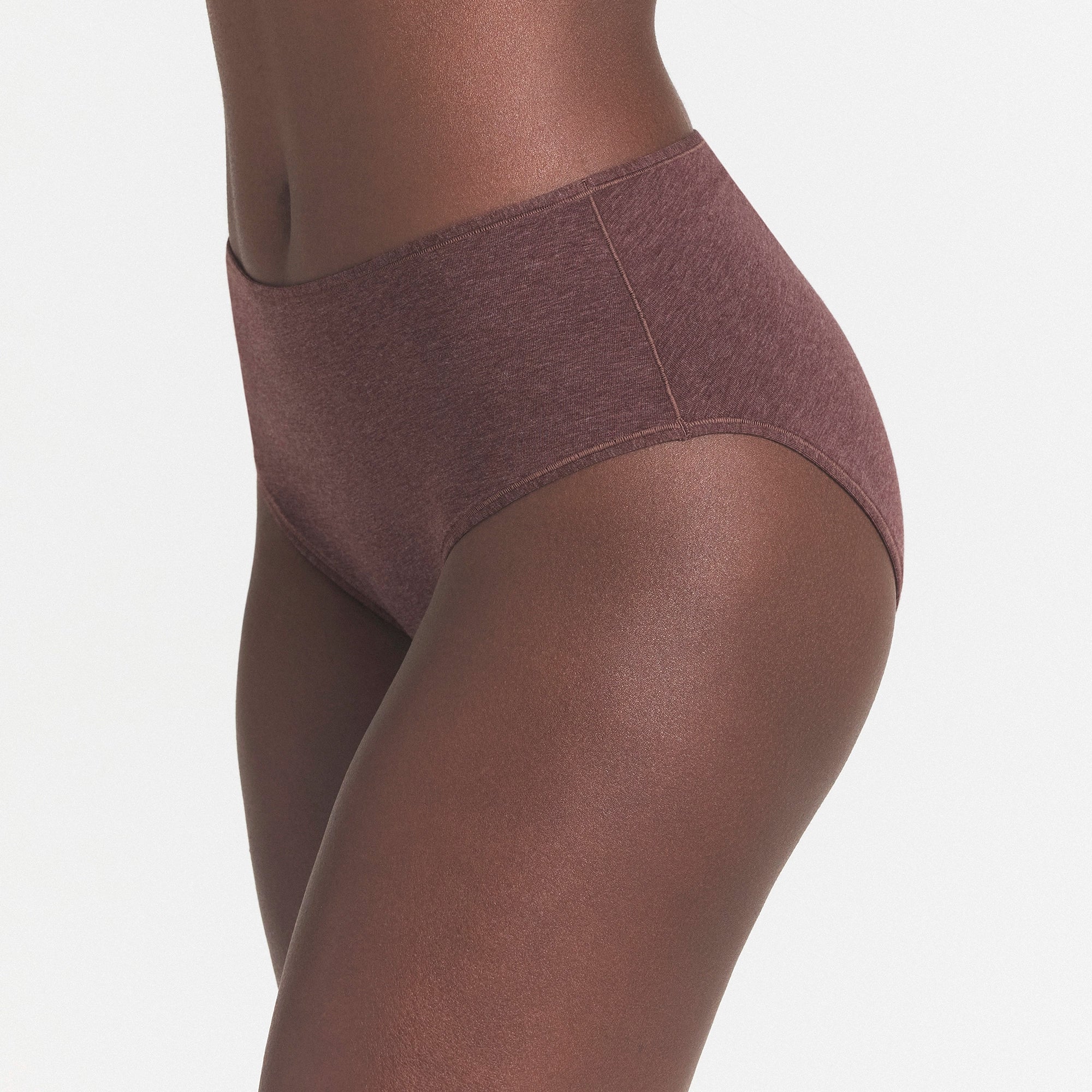 EVERYDAY COTTON BRIEF | COCOA HEATHER