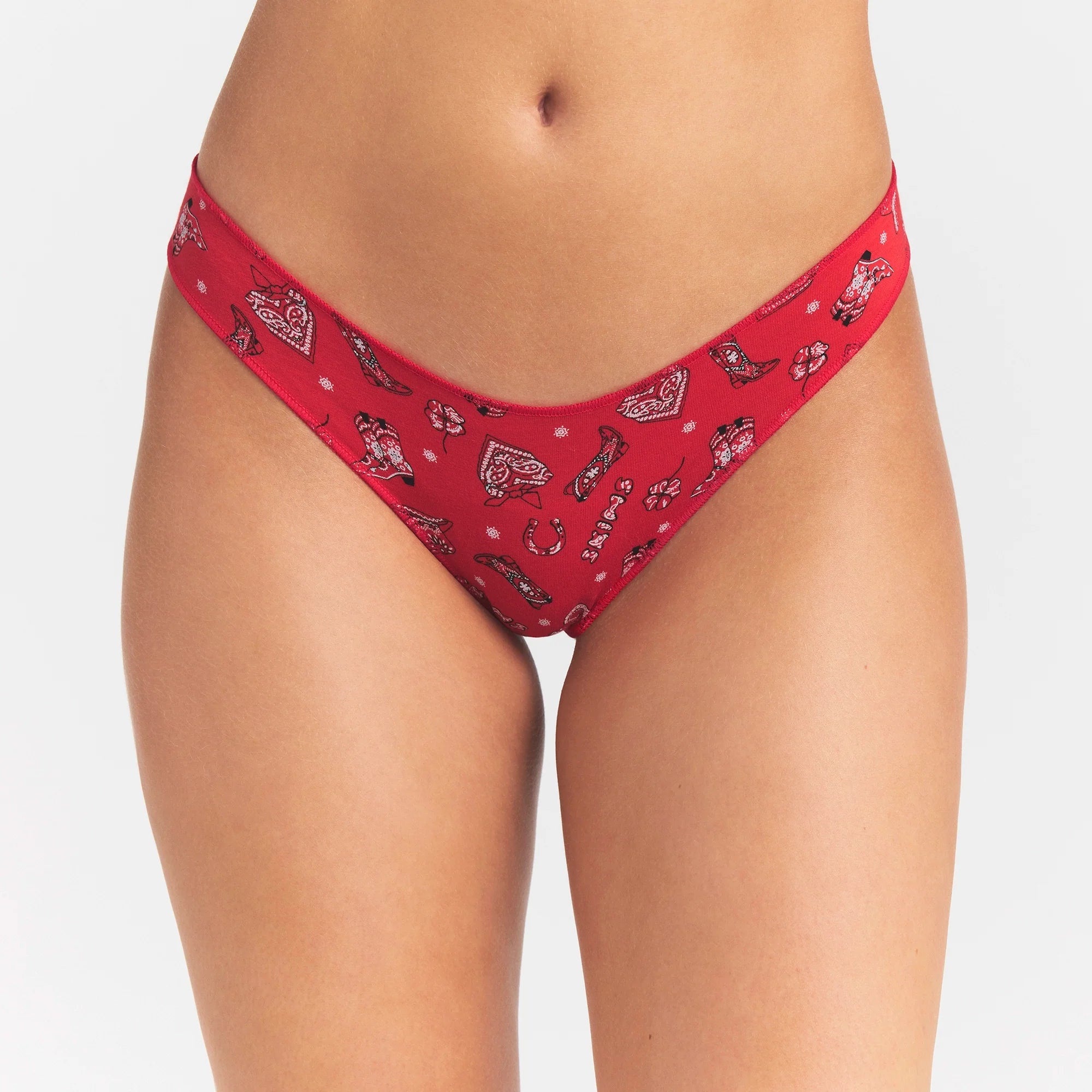 LIGHTWEIGHT COTTON THONG 10-PACK | DAINTY FLORAL MULTI