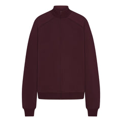 NikeSKIMS MATTE TRICOT OVERSIZED TRACK JACKET | CURRANT