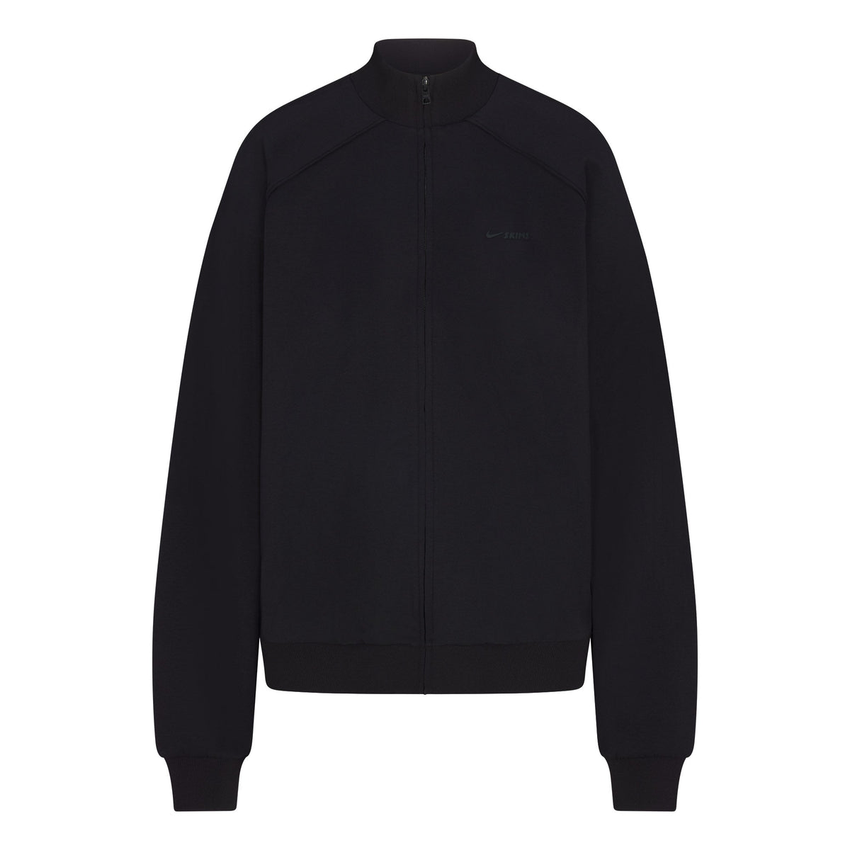NikeSKIMS MATTE TRICOT OVERSIZED TRACK JACKET | OBSIDIAN
