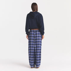COTTON FLEECE CLASSIC ZIP UP HOODIE | NAVY