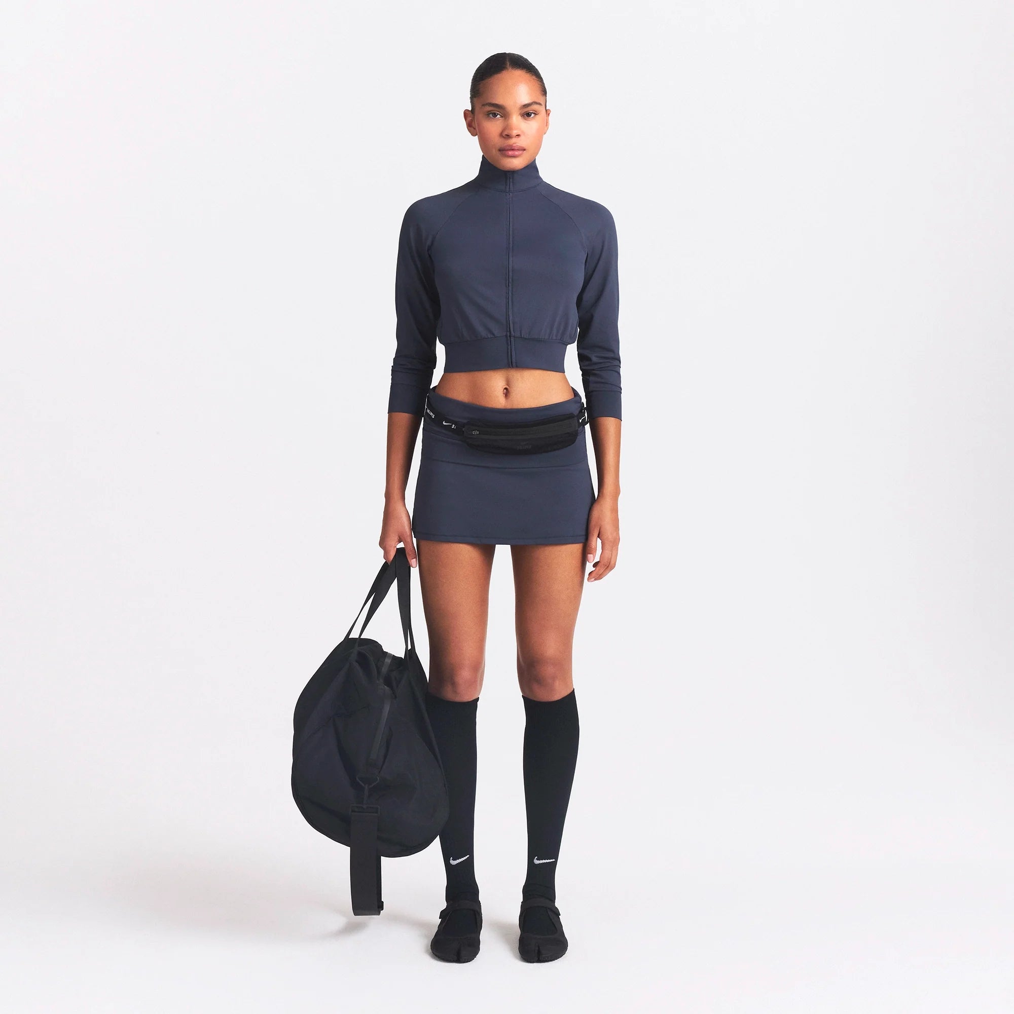 NikeSKIMS AIRY CROPPED TRACK JACKET | DEEP ROYAL