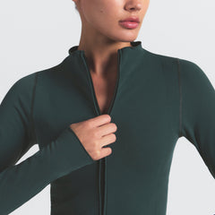 NikeSKIMS VINTAGE SEAMLESS FULL ZIP JACKET | DARK TEAL